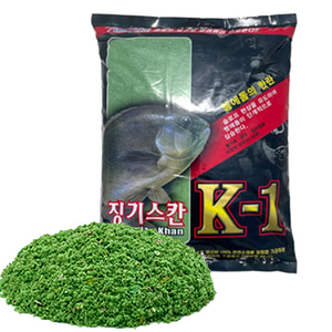 징기스칸 K-1 녹색 벵에돔 집어제 미끼 바다낚시 밑밥 파우더 낚시용 1봉지