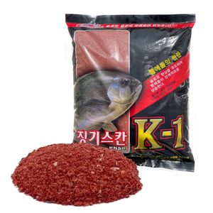 징기스칸 K-1 적색 벵에돔 집어제 미끼 바다낚시 밑밥 파우더 낚시용 1봉지